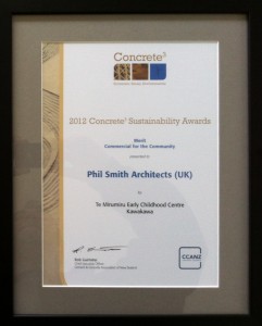 CCANZ Concrete Sustainability Awards – Te Mirumiru – Merit