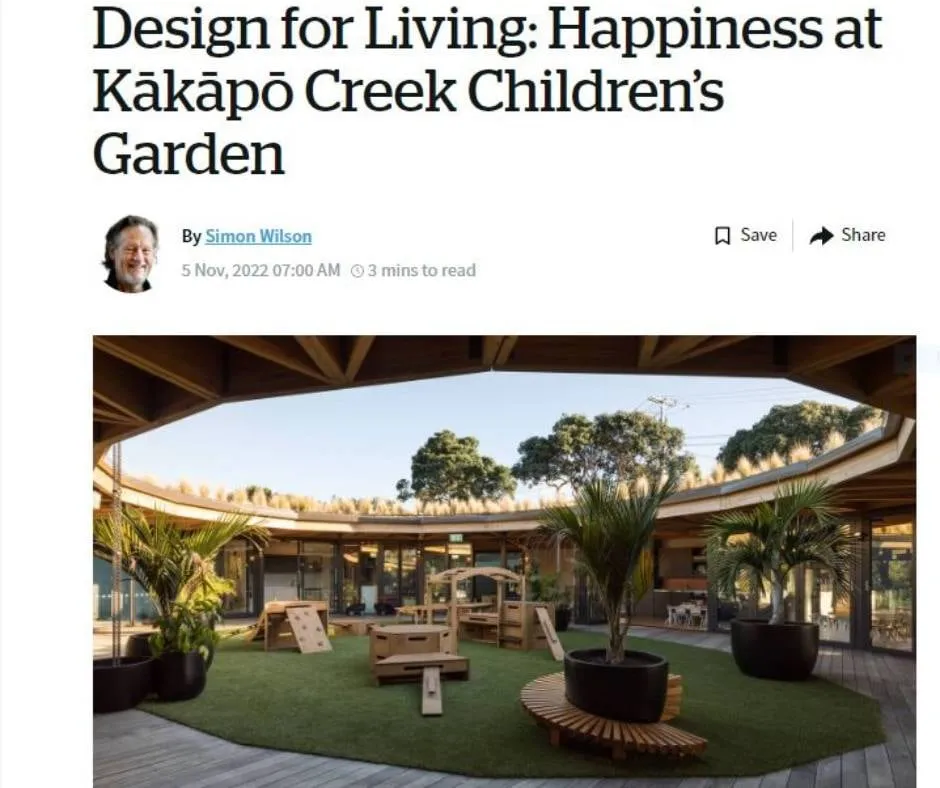 Kakapo Creek Children’s Garden featured on NZ Herald