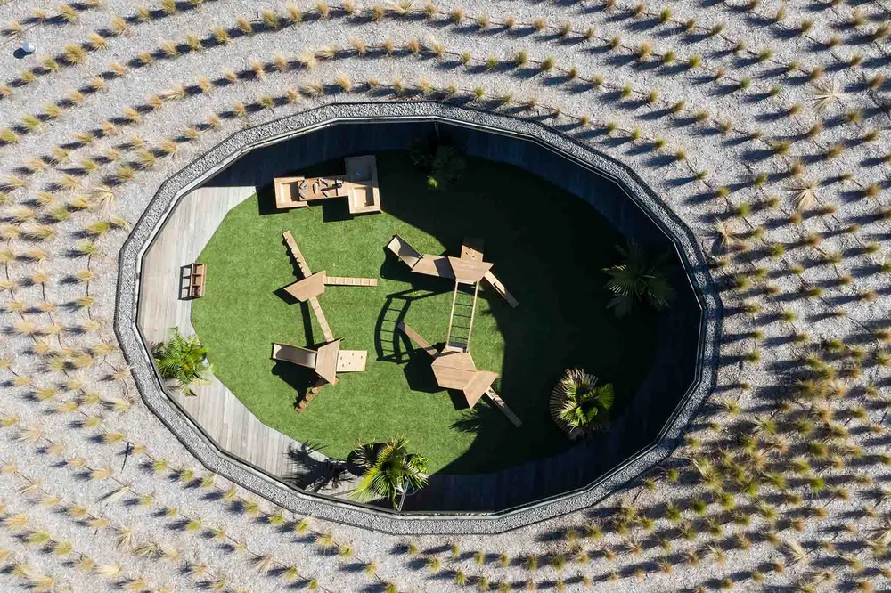 Kakapo Creek Children's Garden appears on Designboom